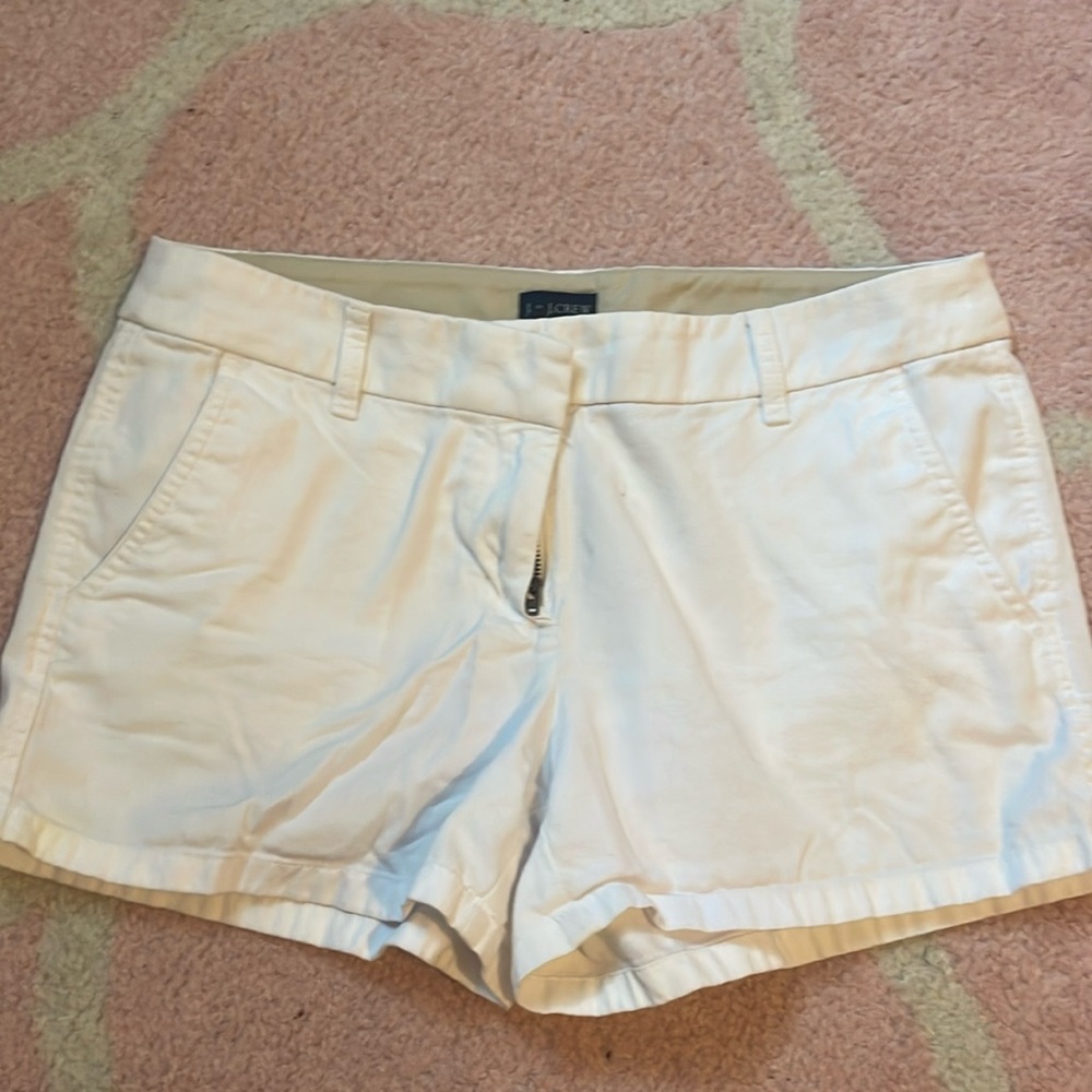 White jcrew size 4 shorts